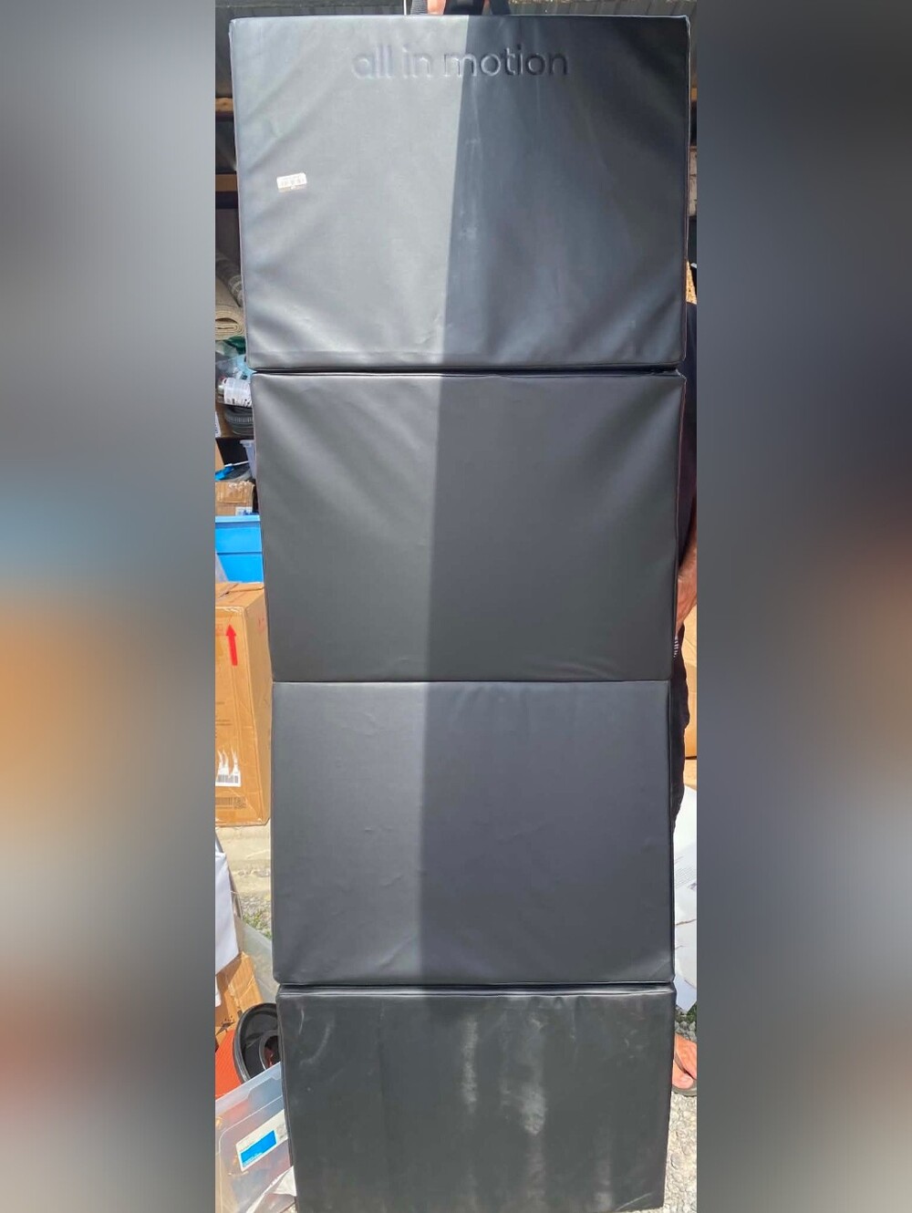 all in motion Black Foldable Tri-Panel Exercise Mat